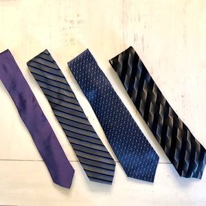 Lot of 4 men’s ties